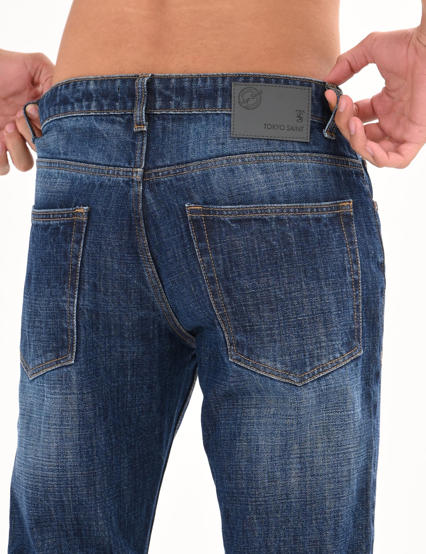 Rock Blue- Premium Straight Fit Denim Jeans
