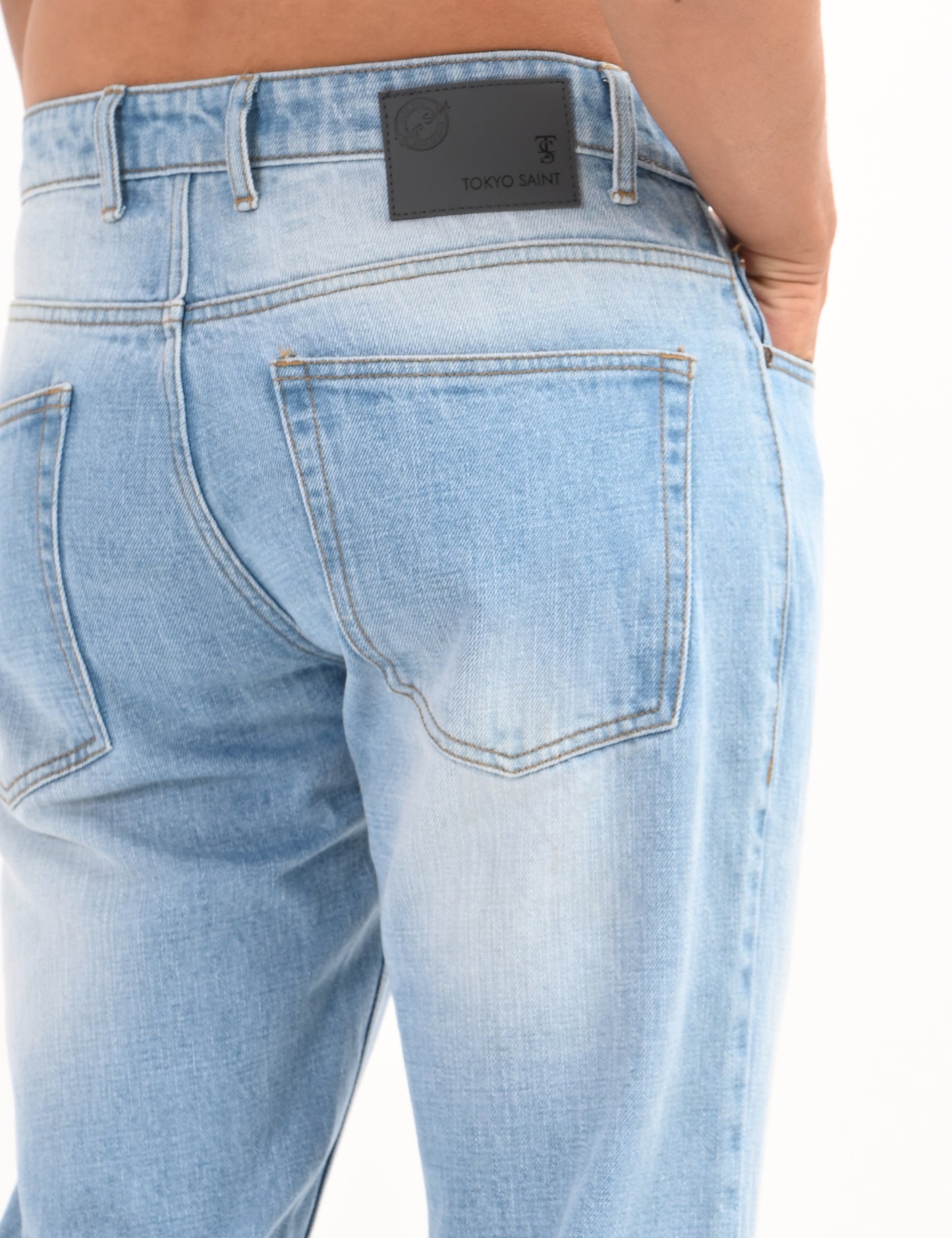 Mild Blue- Premium Straight Fit Denim Jeans