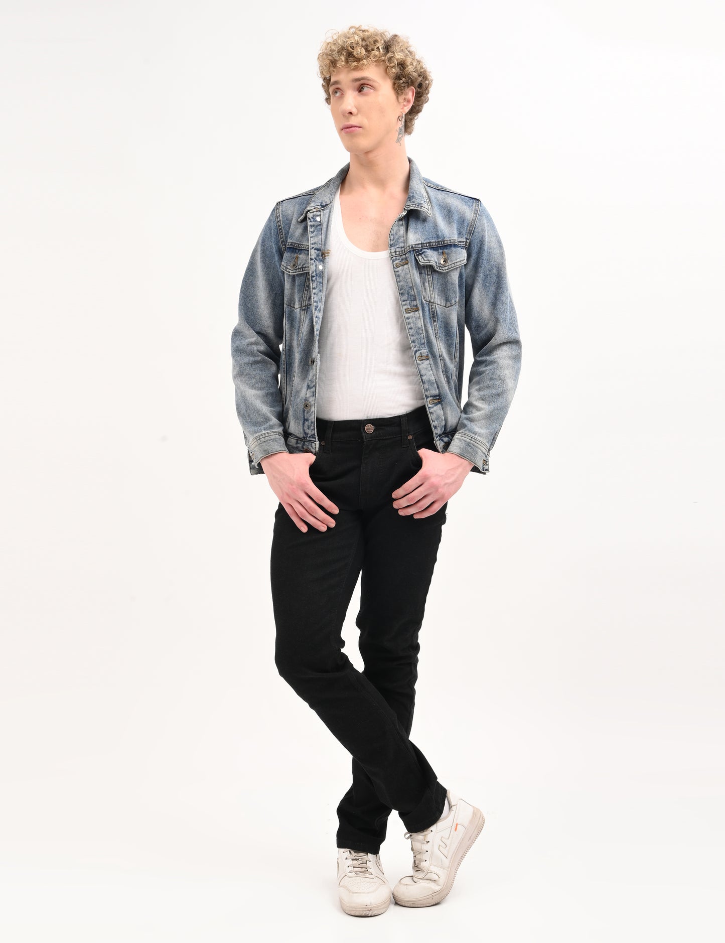 Classic Jet Black - Premium Slim Fit Denim Jeans