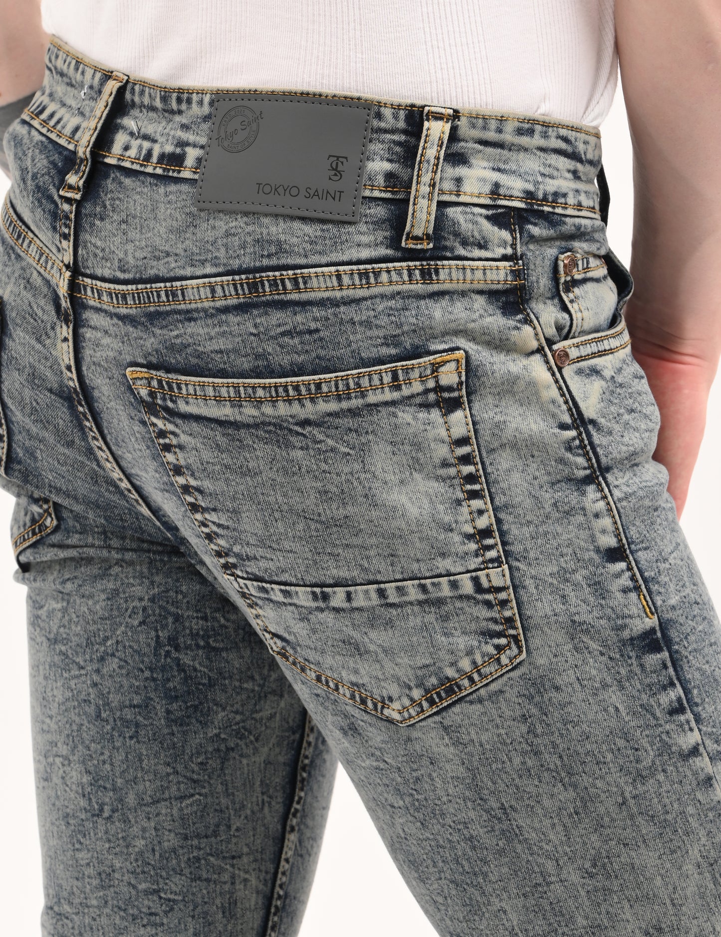 Cloud Blue - Premium Slim Fit Denim Jeans