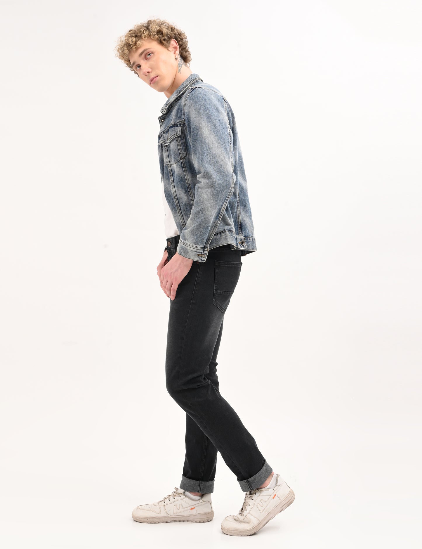Faded Black- Premium Slim Fit Denim Jeans