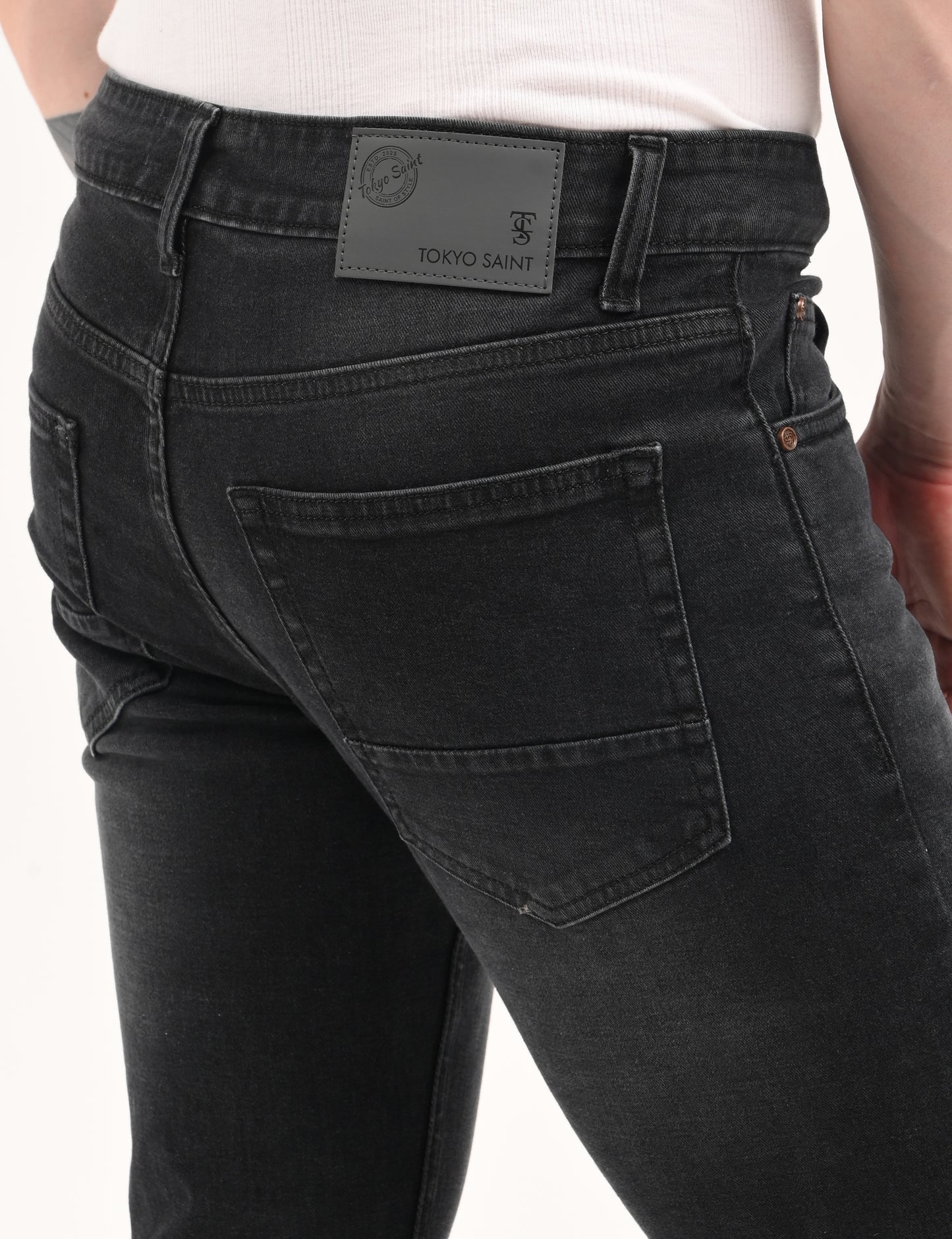 Faded Black- Premium Slim Fit Denim Jeans
