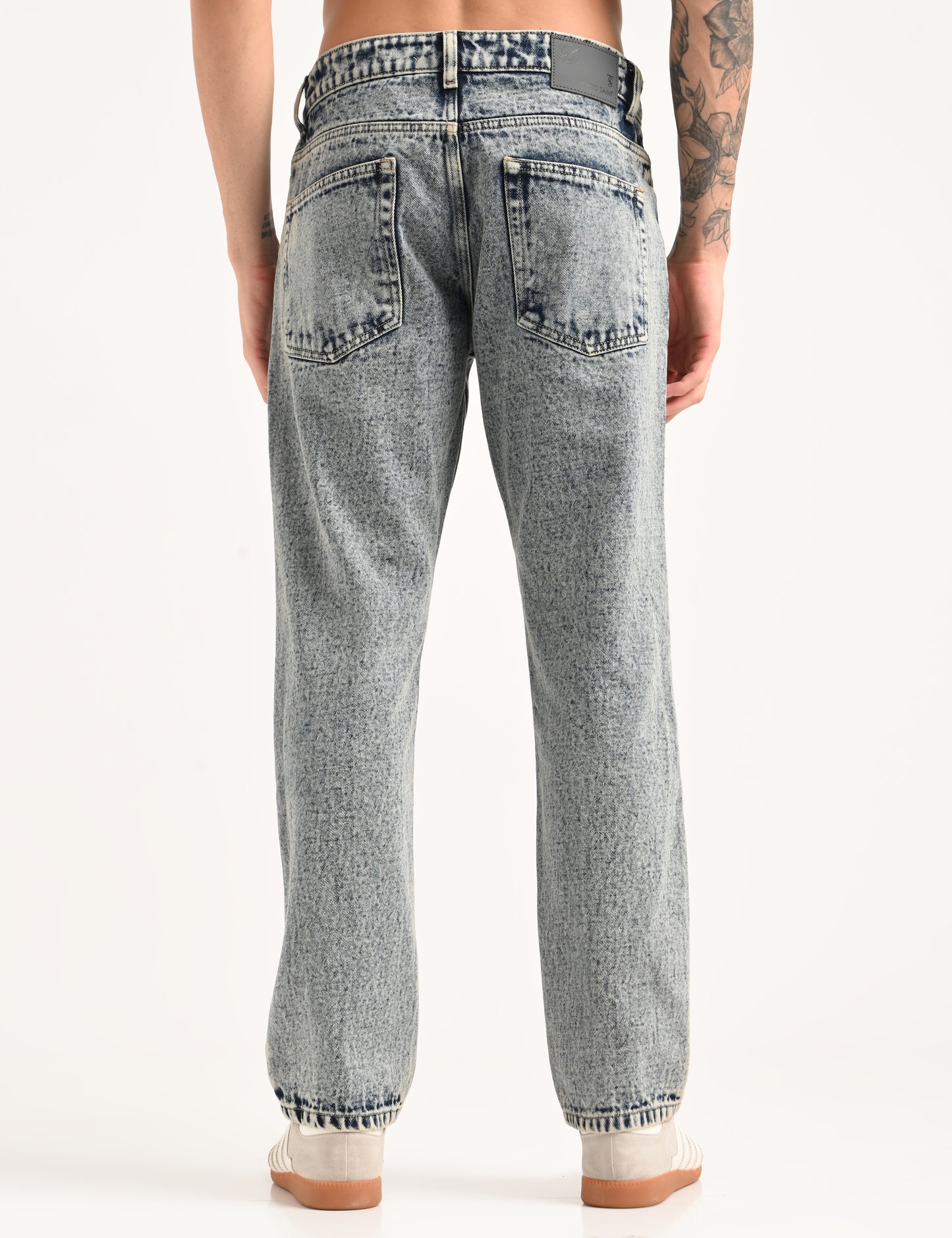 Cloud Blue - Premium Straight Fit Denim Jeans