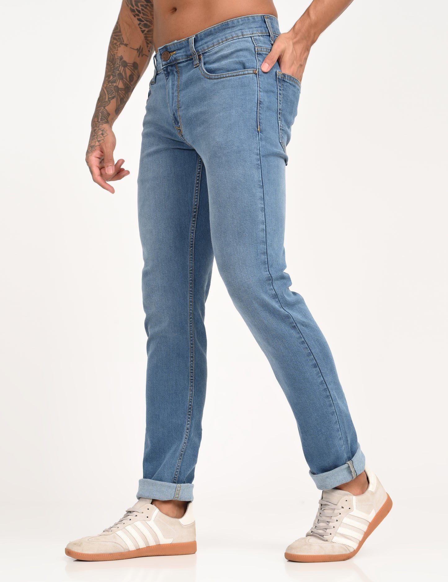 Classic Blue - Premium Slim Fit Denim Jeans