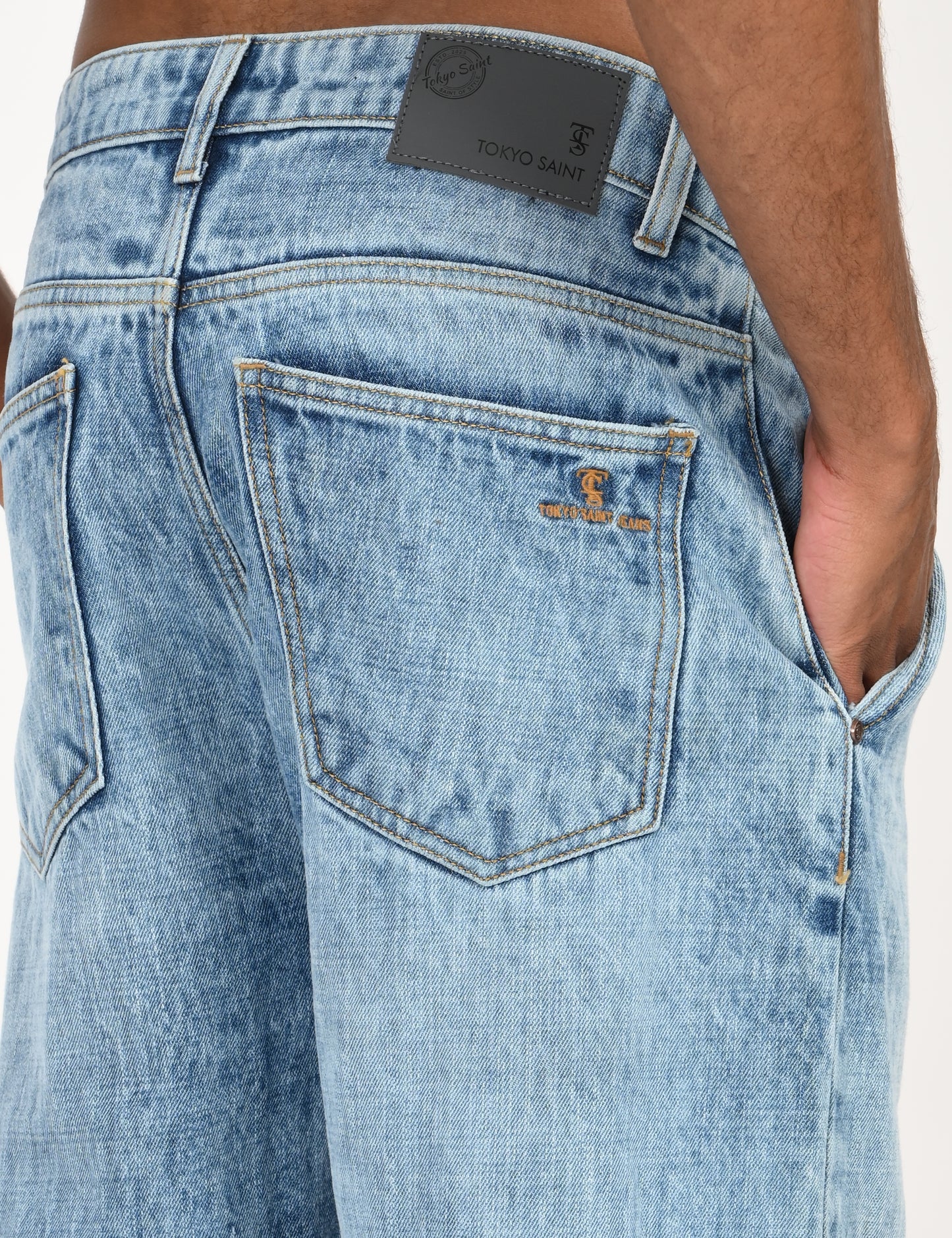 Light Blue- Premium Loose Fit Denim Jeans