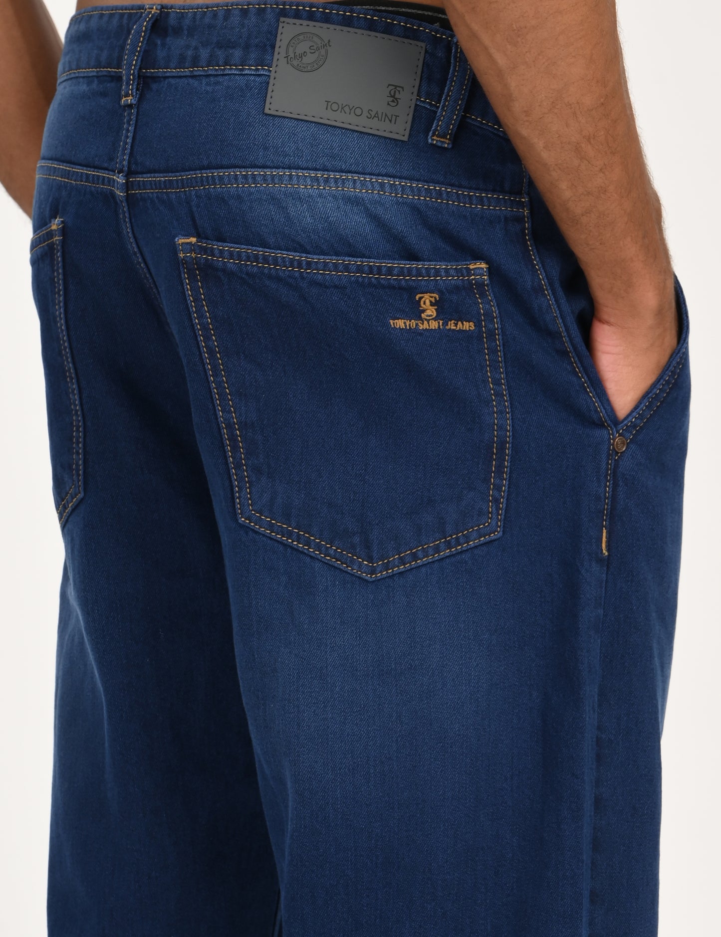 Rock Blue- Premium Loose Fit Denim Jeans