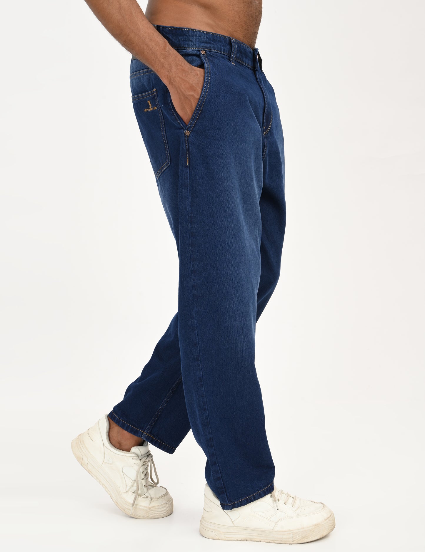 Rock Blue- Premium Loose Fit Denim Jeans