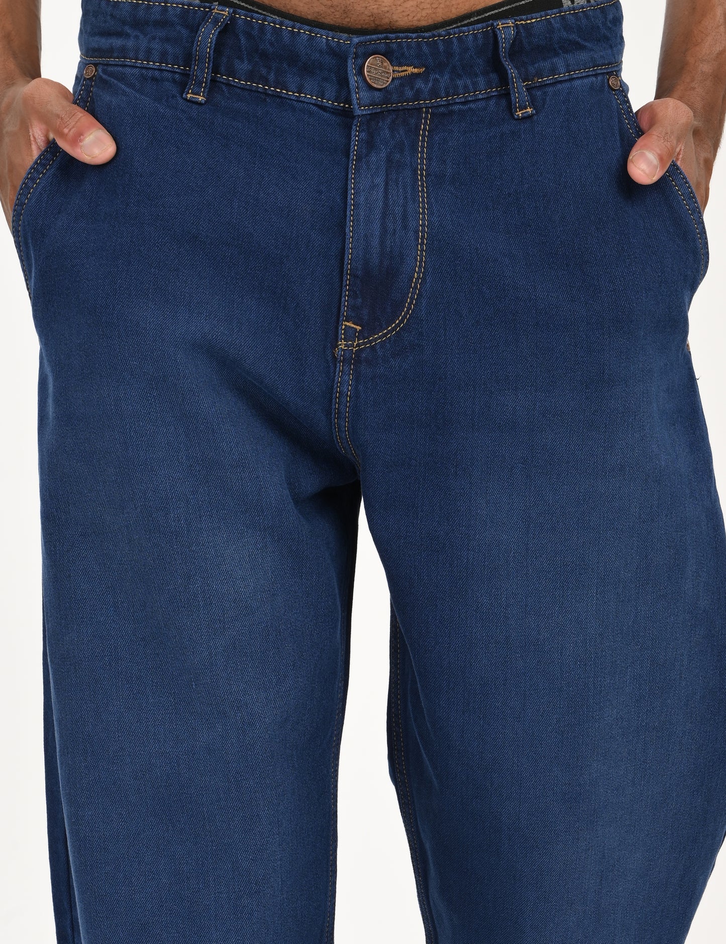 Rock Blue- Premium Loose Fit Denim Jeans