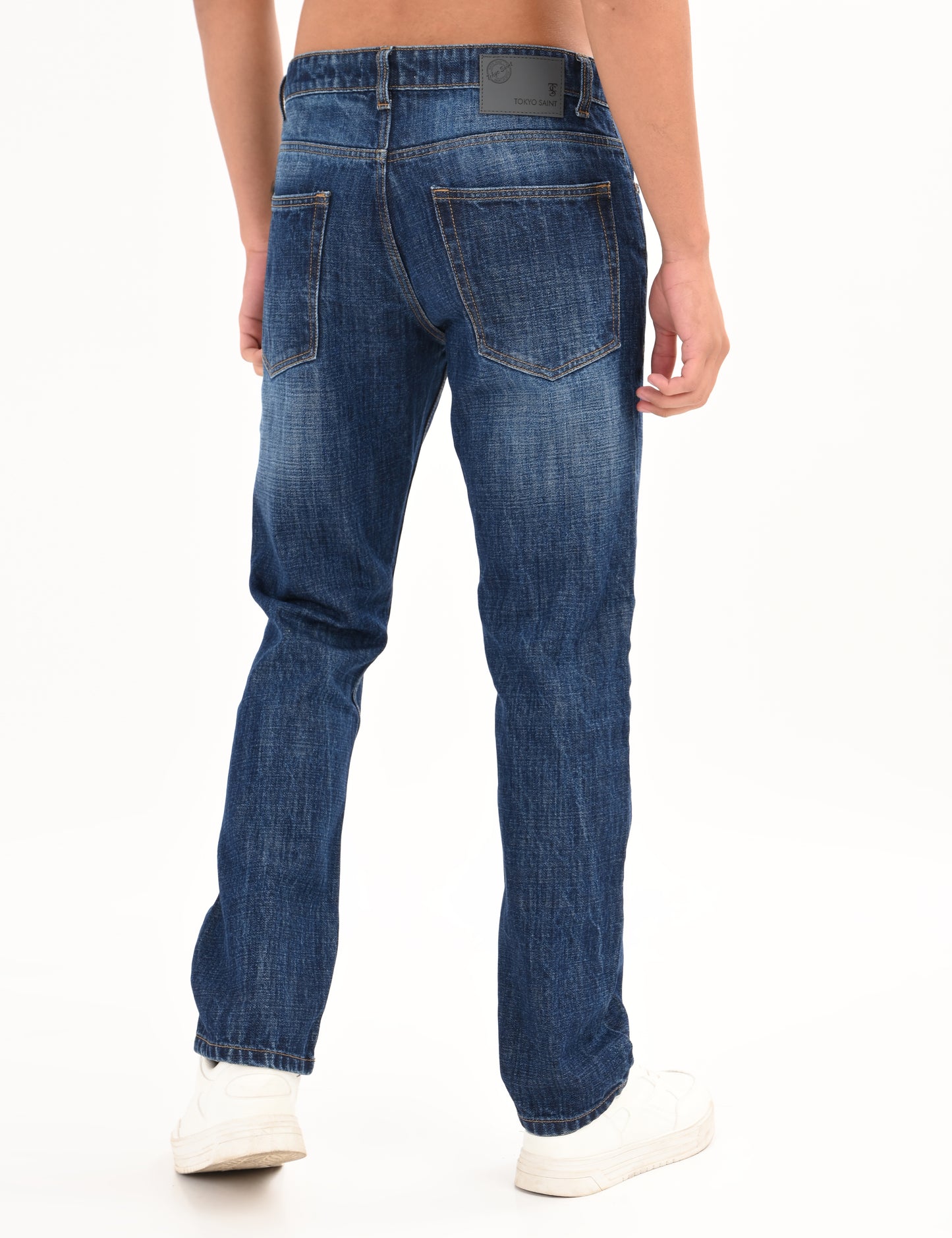 Rock Blue- Premium Straight Fit Denim Jeans