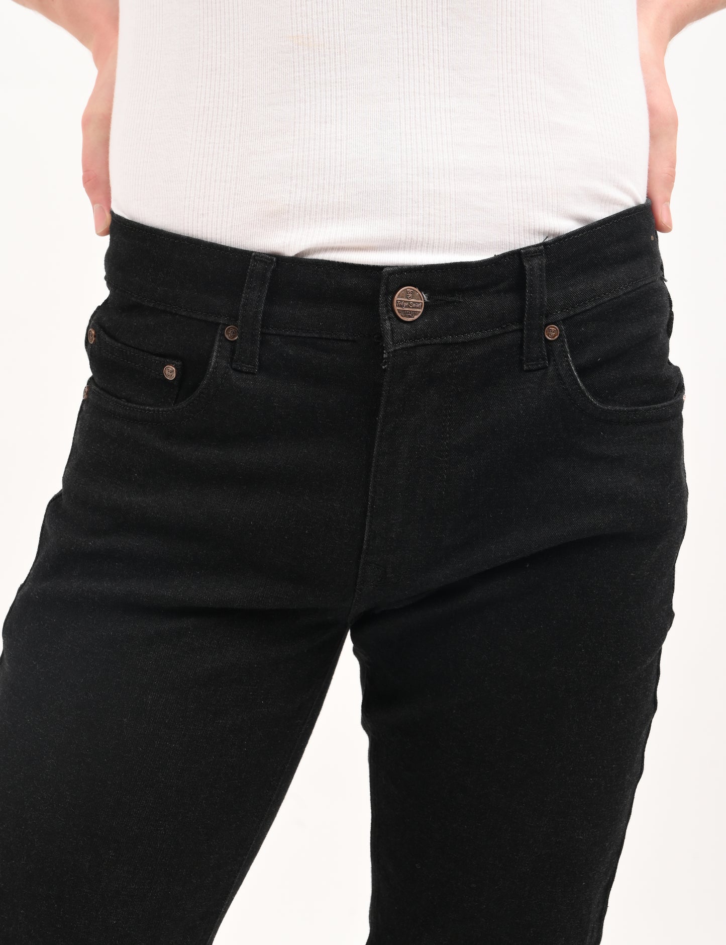 Classic Jet Black - Premium Slim Fit Denim Jeans