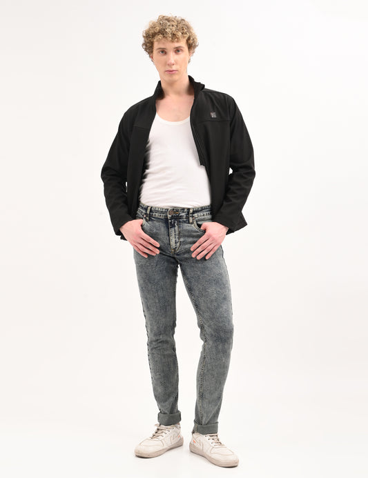 Cloud Blue - Premium Slim Fit Denim Jeans