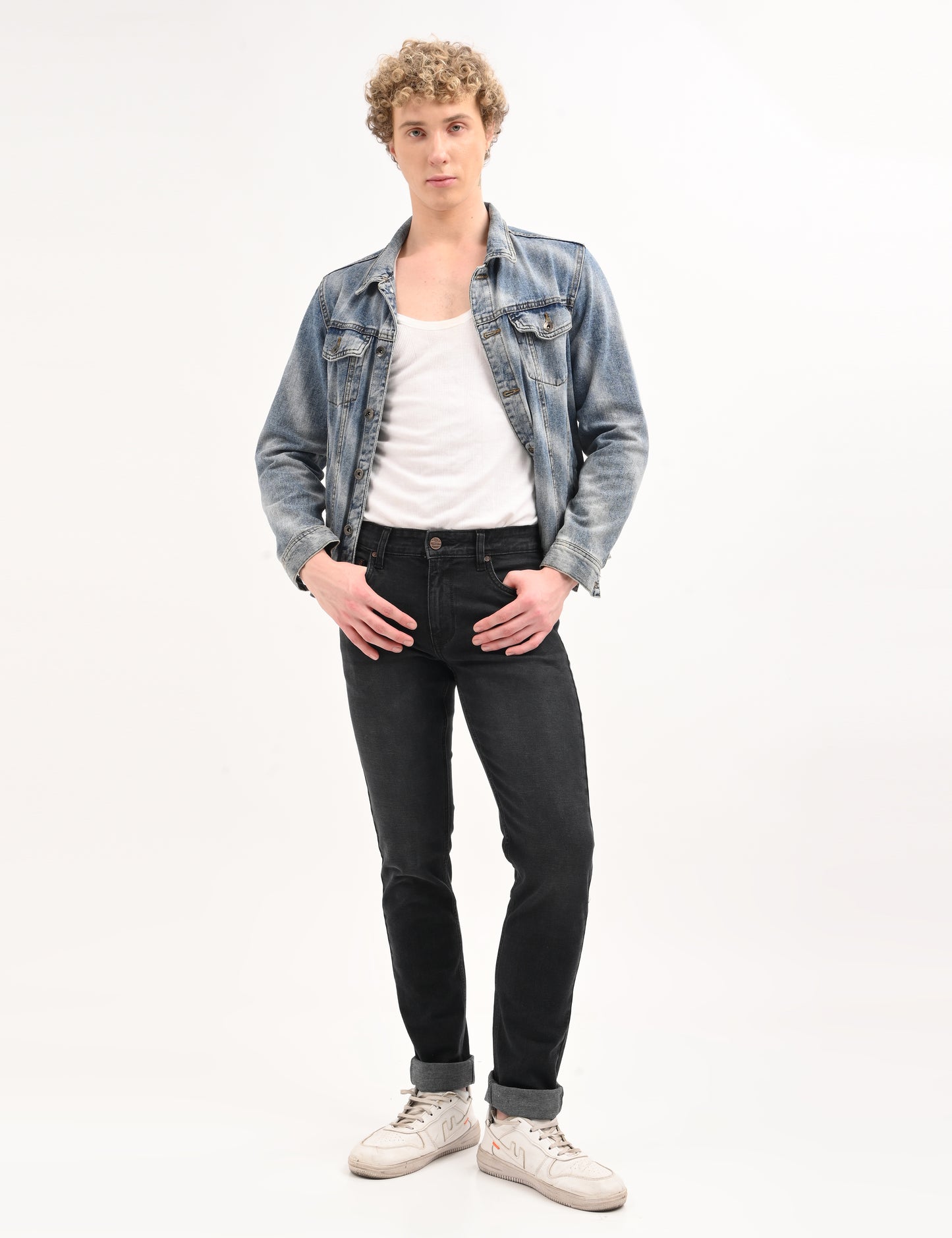 Faded Black- Premium Slim Fit Denim Jeans