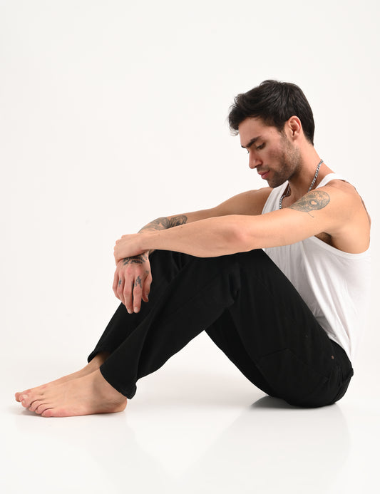Jet Black - Premium Straight Fit Denim Jeans