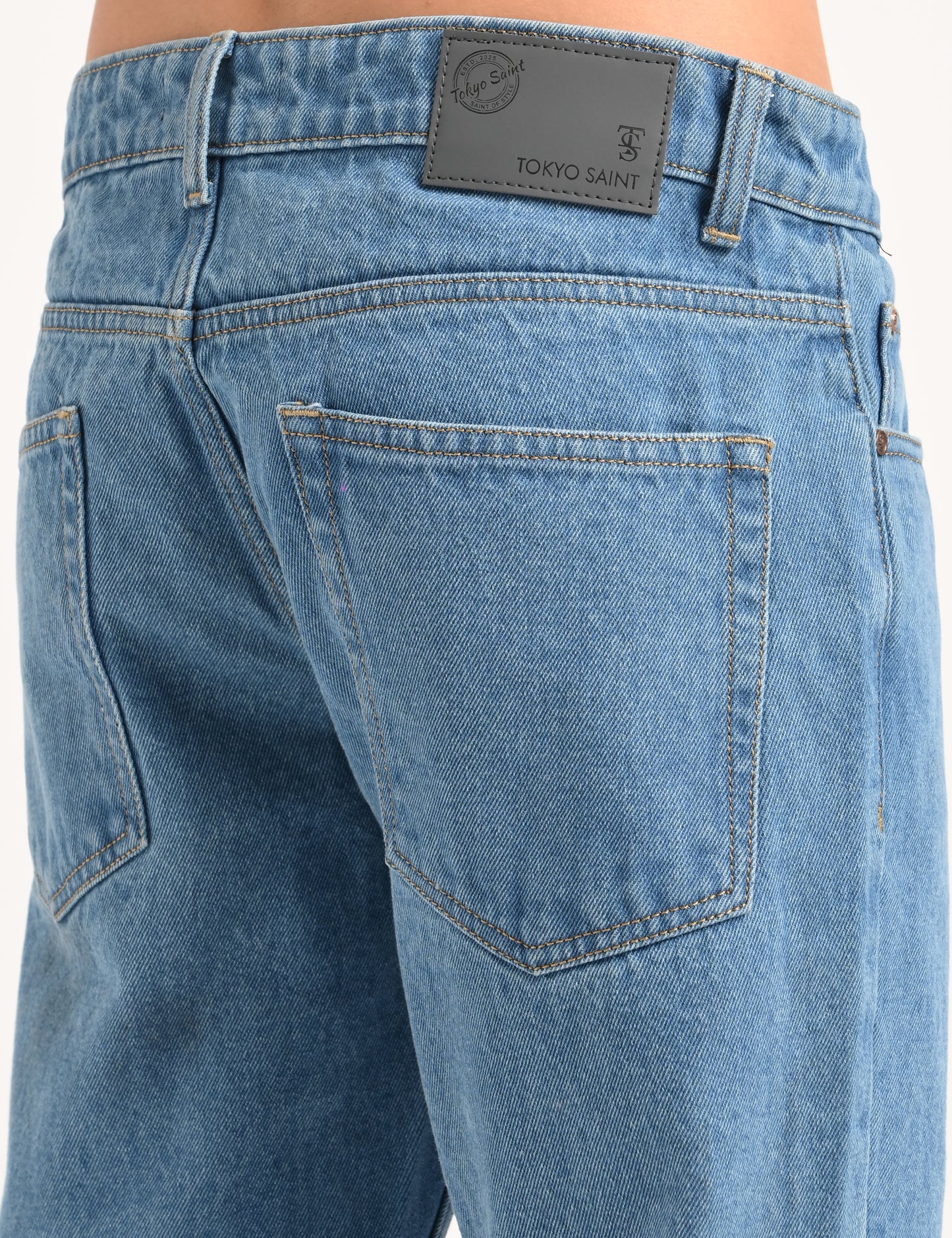 Classic Blue - Premium Straight Fit Denim Jeans