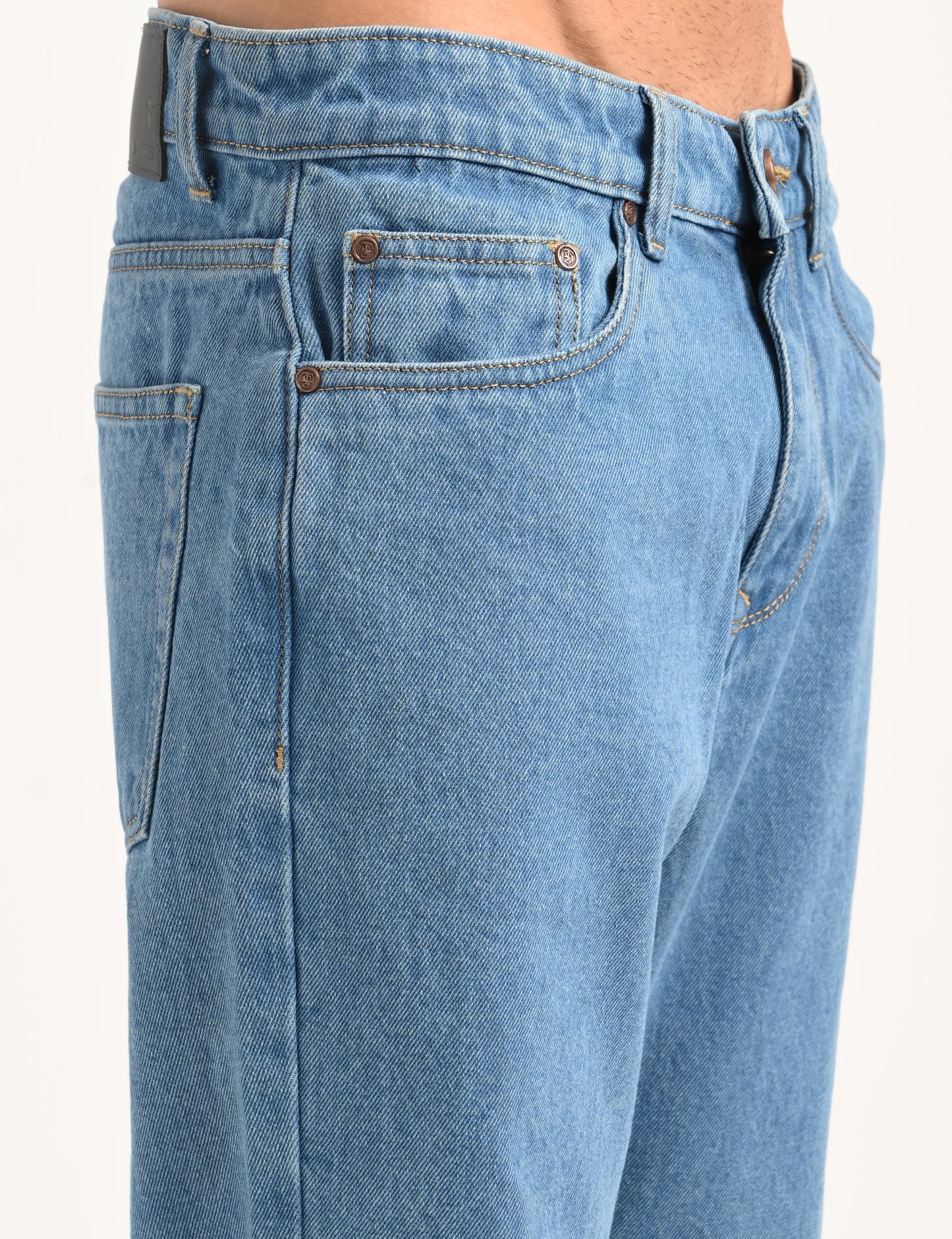 Classic Blue - Premium Straight Fit Denim Jeans