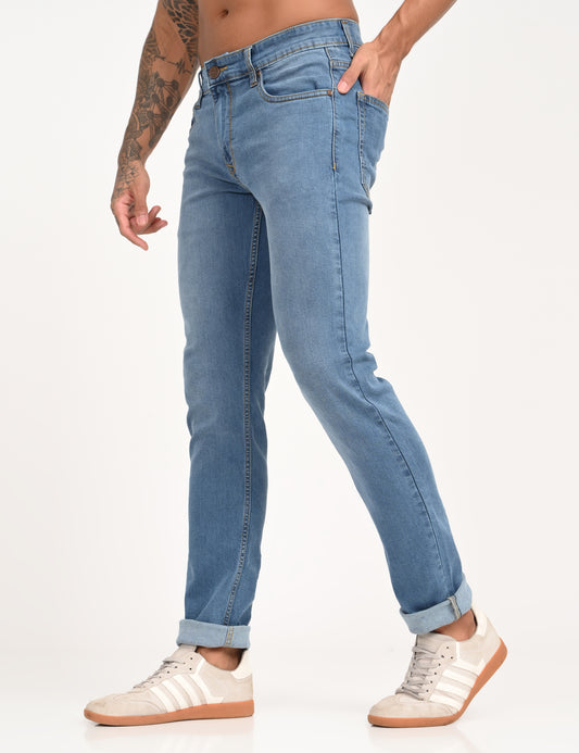Classic Blue - Premium Slim Fit Denim Jeans