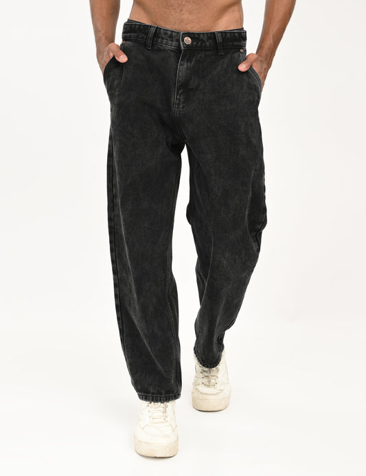 Black- Premium Loose Fit Denim Jeans